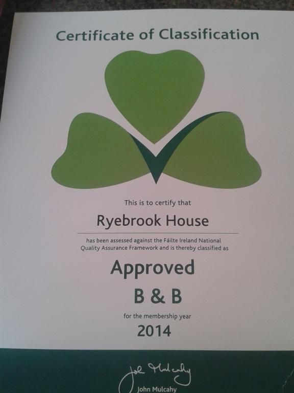 Ryebrook House Acomodação com café da manhã Killarney Exterior foto